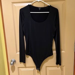 Express black long sleeve bodysuit size M